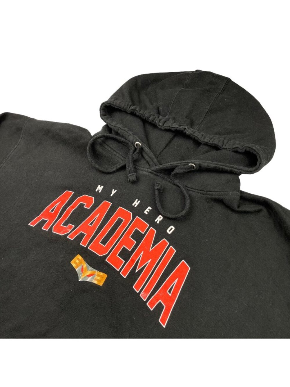 My Hero Academia Men's Pullover Hoodie Sweatshirt Black • XL